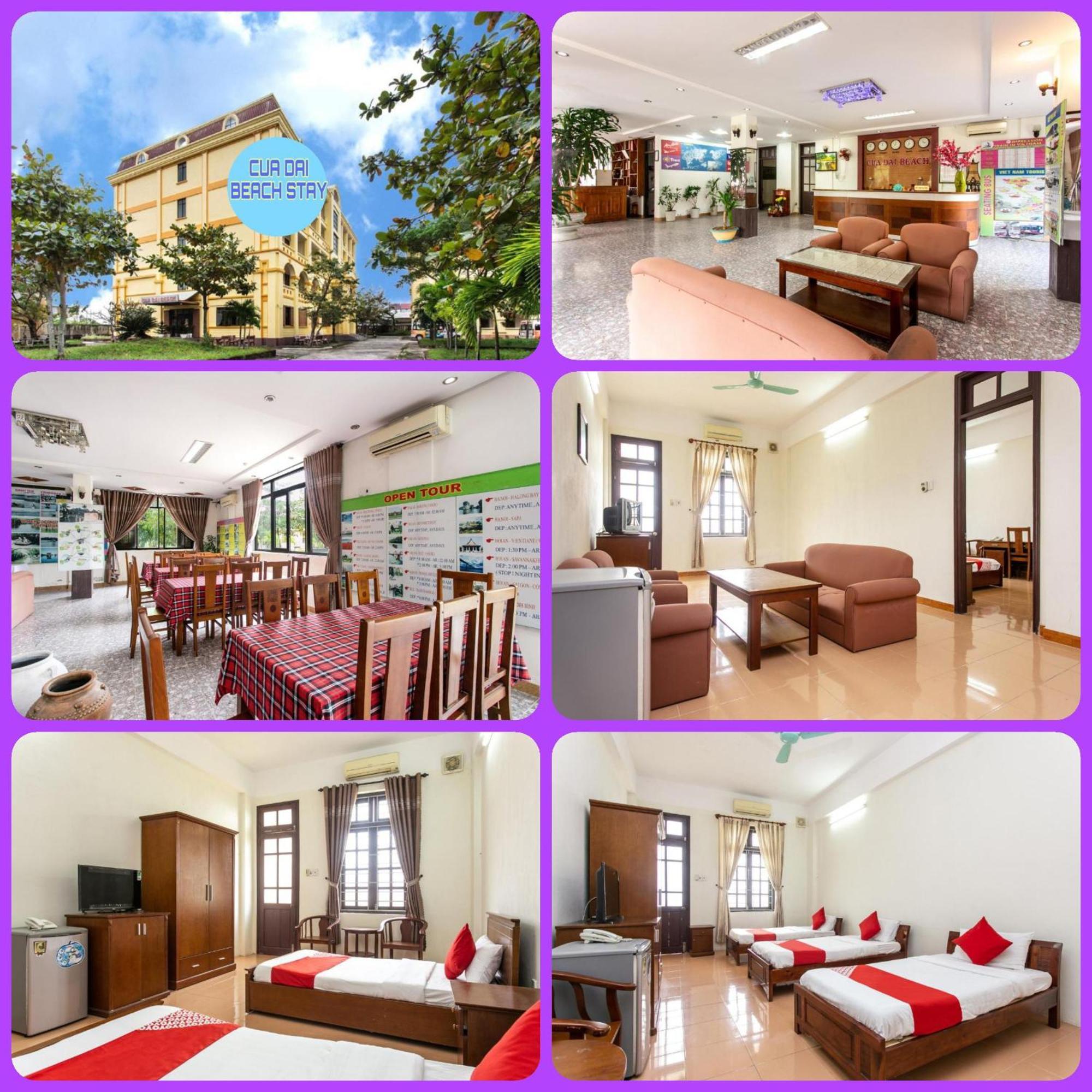 Cua Dai Beach Hotel View Beach & River An Luong المظهر الخارجي الصورة