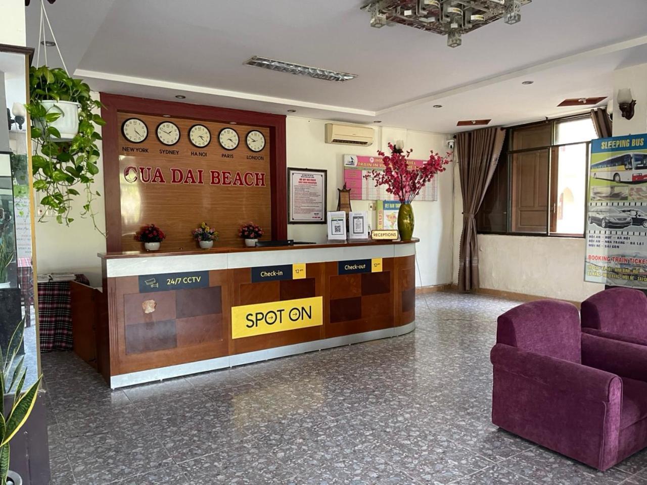 Cua Dai Beach Hotel View Beach & River An Luong المظهر الخارجي الصورة